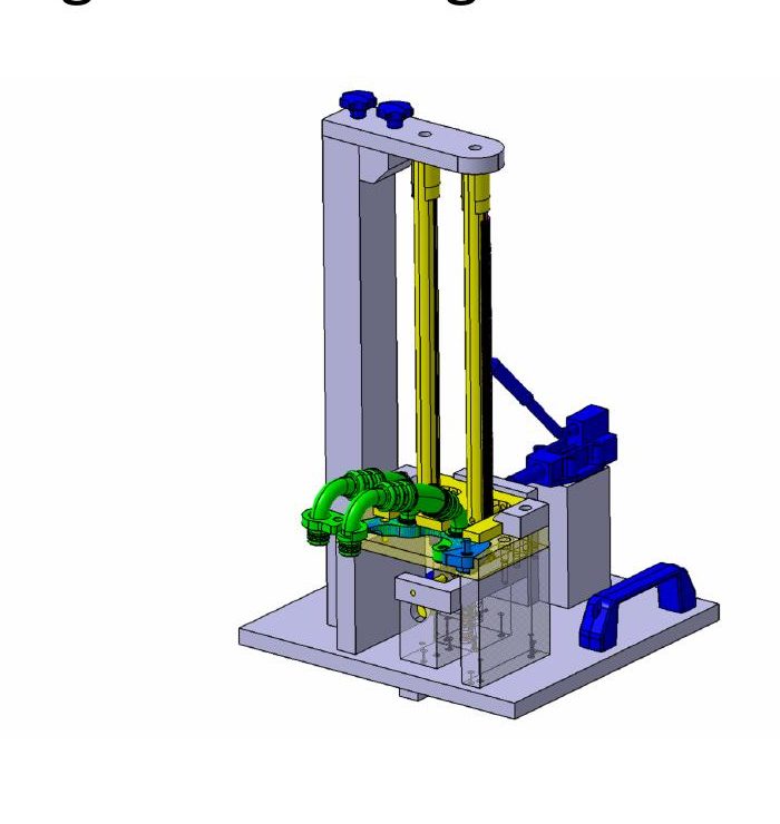 3D-Modell einer Montagevorrichtung für Halbmondring